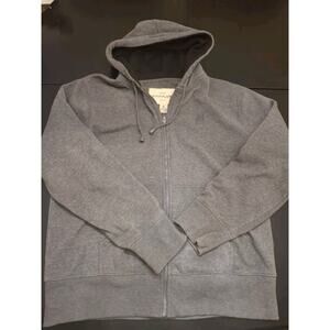 Ditch Plains New York Adult's Sweatshirt Hoodie Zip Up Jacket Size XL Gray